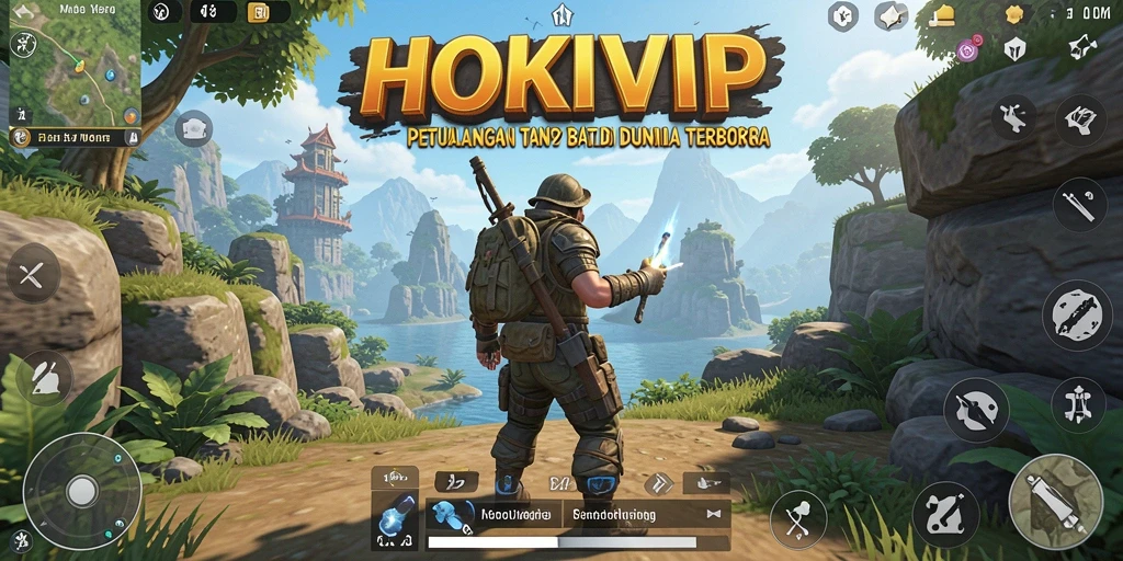 Tampilan menarik dari gameplay HOKIVIP di dunia terbuka.
