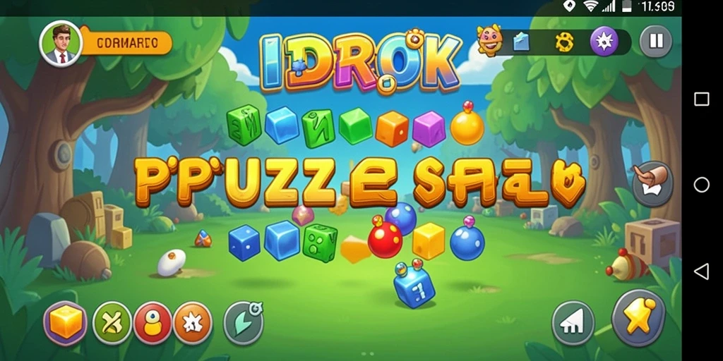 Gameplay puzzle yang menantang dan mengasyikkan di IDROK.