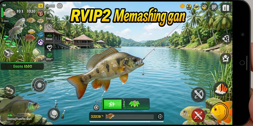 Tangkapan besar dalam gameplay RVIP2 yang seru dan mendebarkan.