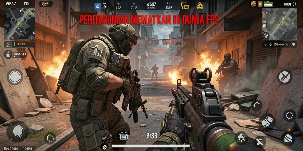 Tampilan gameplay WG87 yang intens dan seru.